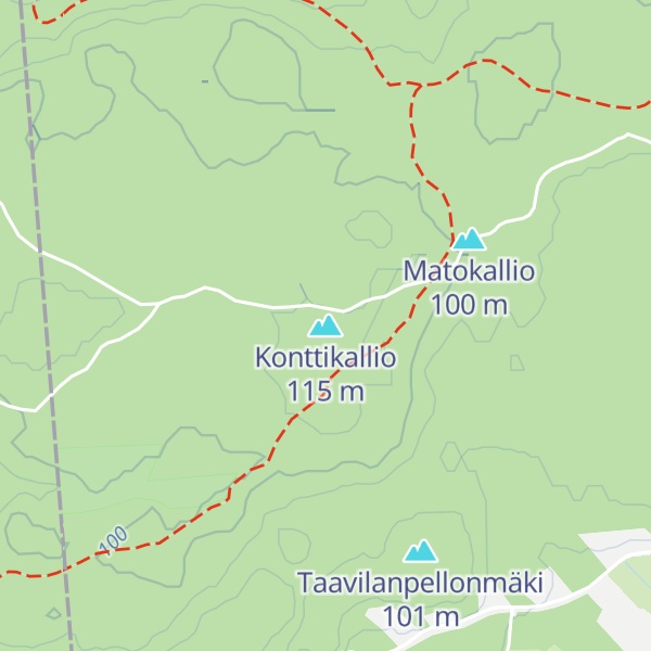 Map of Konttikallio