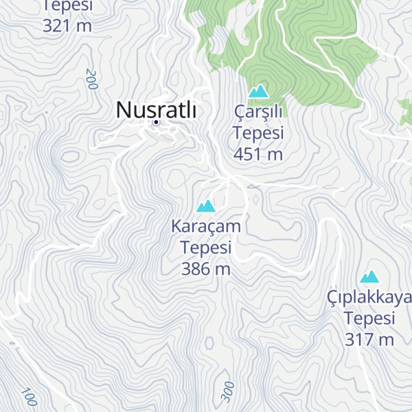 Map of Karaçam Tepesi