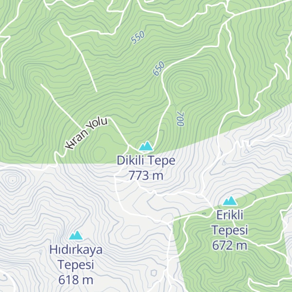 Map of Dikili Tepe