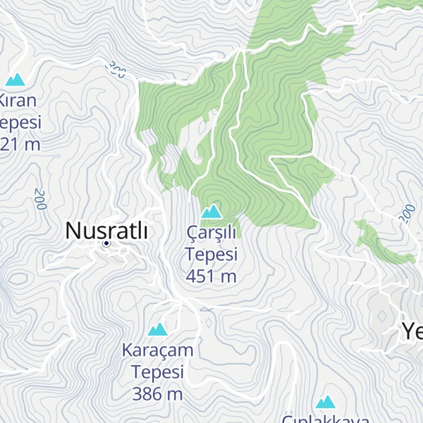 Map of Çarşılı Tepesi