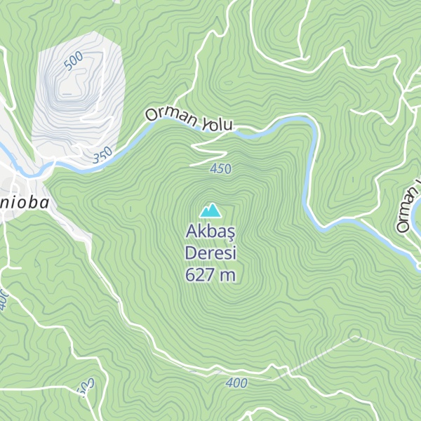 Map of Akbaş Deresi