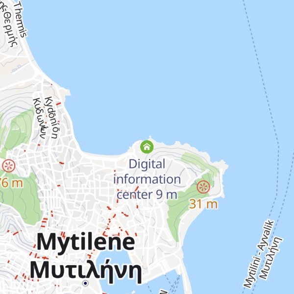 Map of Digital information center