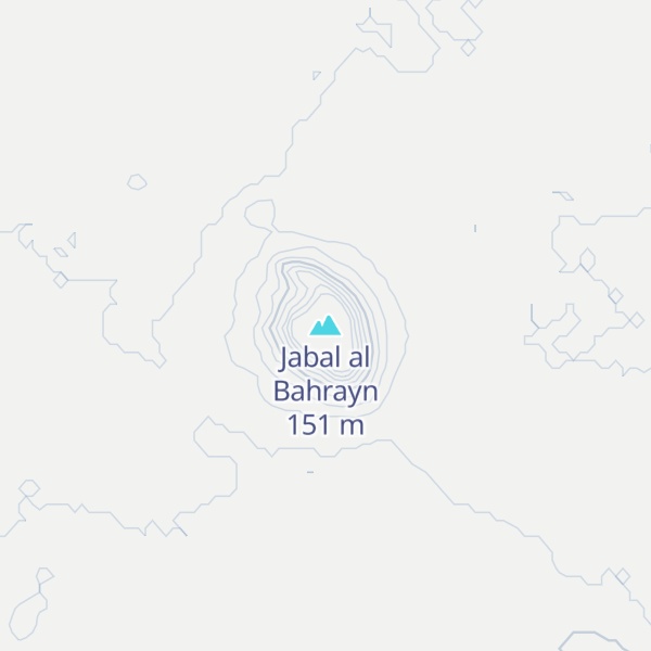 Map of Jabal al Bahrayn