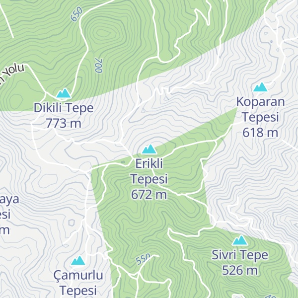Map of Erikli Tepesi