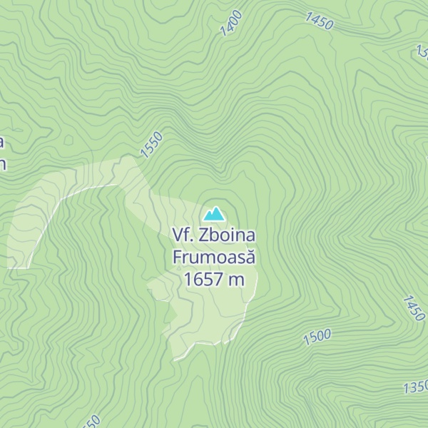 Map of Vf. Zboina Frumoasă