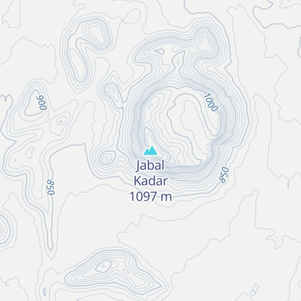 Map of Jabal Kadar