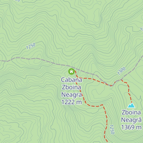 Map of Cabana Zboina Neagra