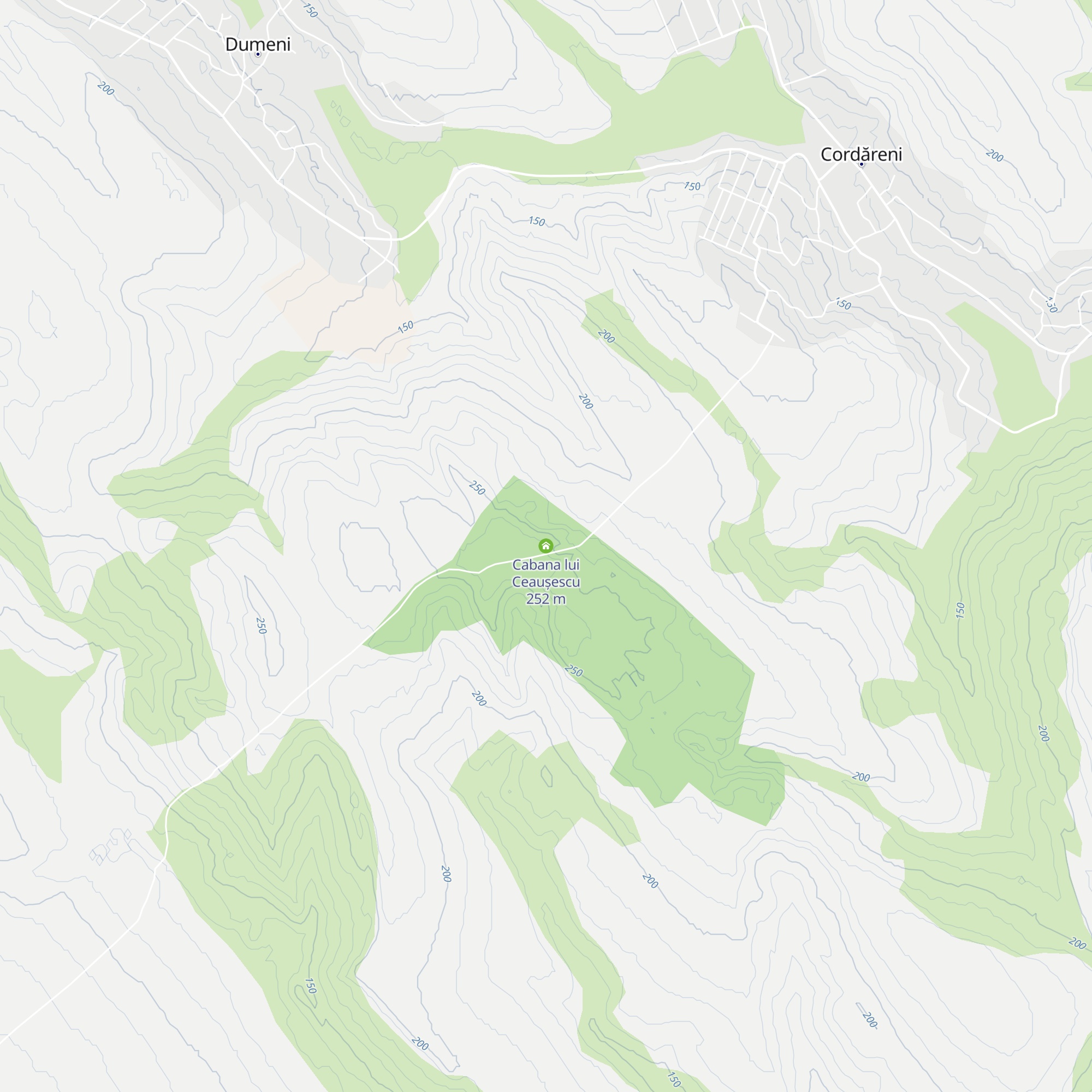 Cabana lui Ceaușescu map