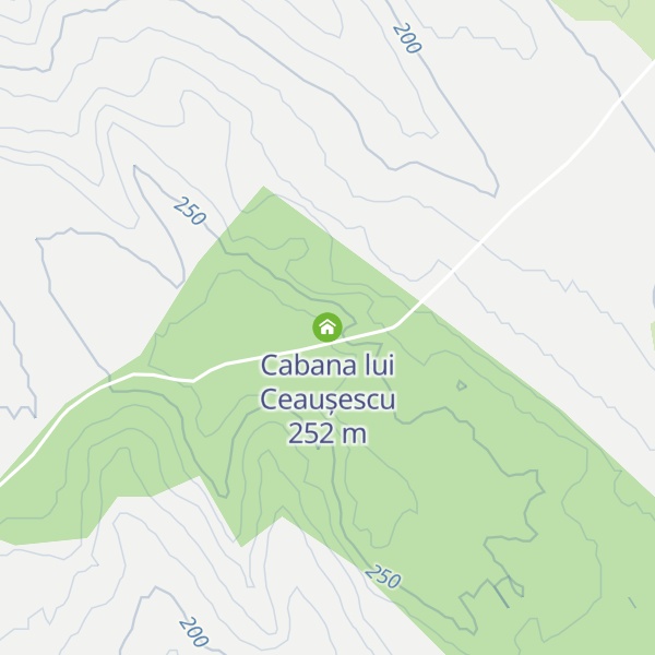 Map of Cabana lui Ceaușescu