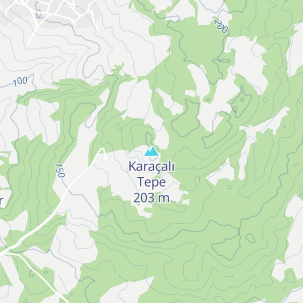 Map of Karaçalı Tepe