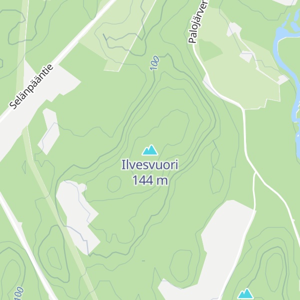Map of Ilvesvuori