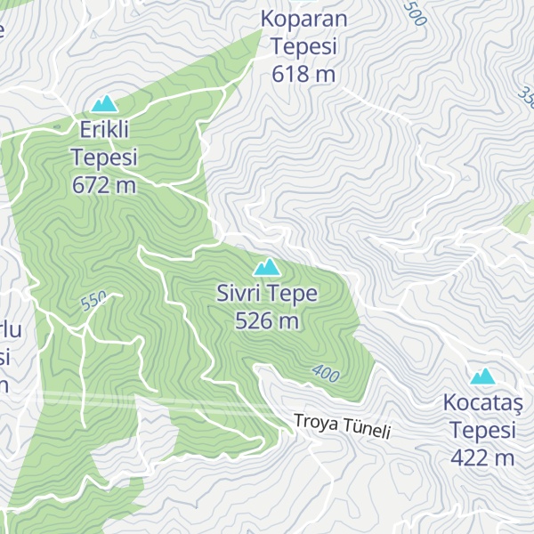 Map of Sivri Tepe