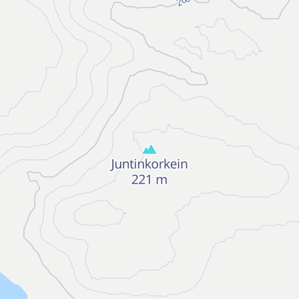 Map of Juntinkorkein