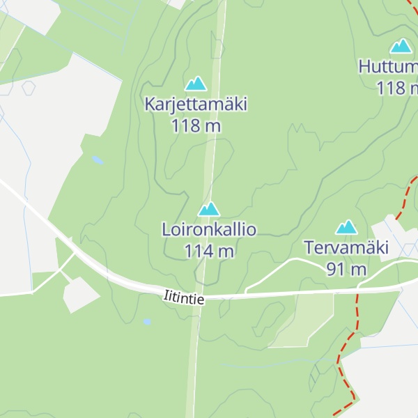 Map of Loironkallio