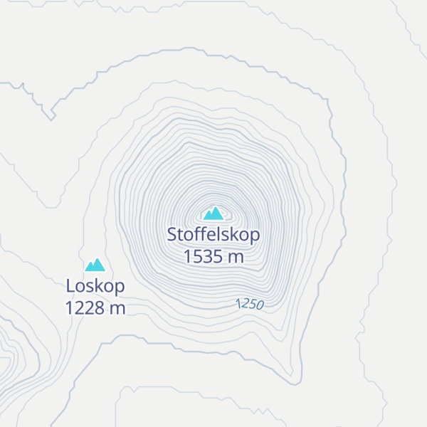 Map of Stoffelskop