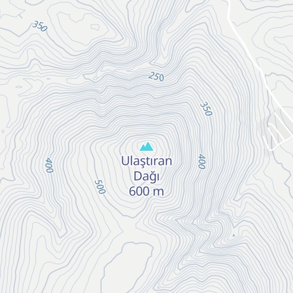 Map of Ulaştıran Dağı