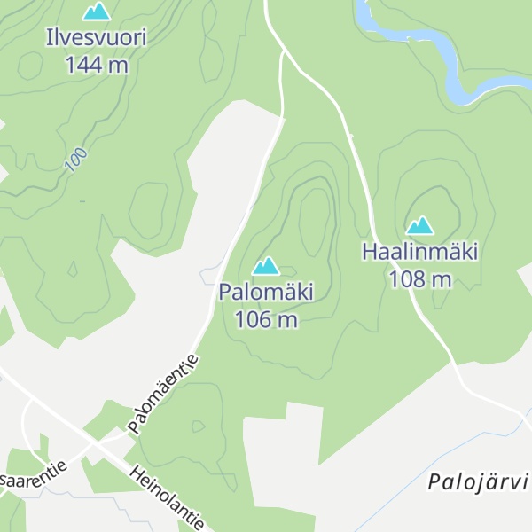 Map of Palomäki