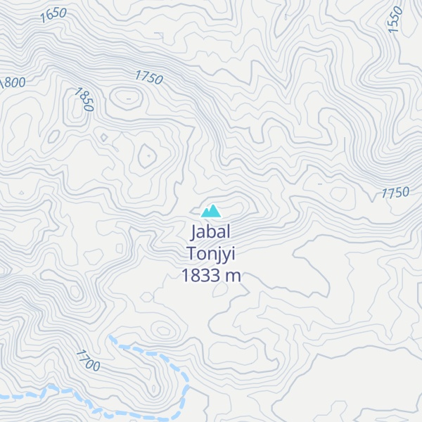 Map of Jabal Tonjyi