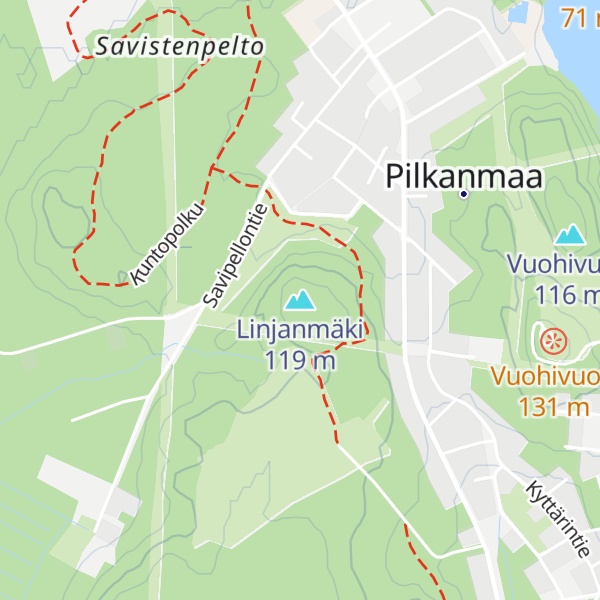 Map of Linjanmäki