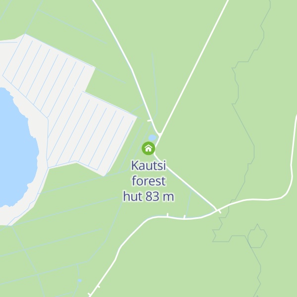 Map of Kautsi forest hut
