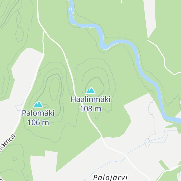 Map of Haalinmäki