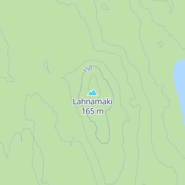 Map of Lahnamäki