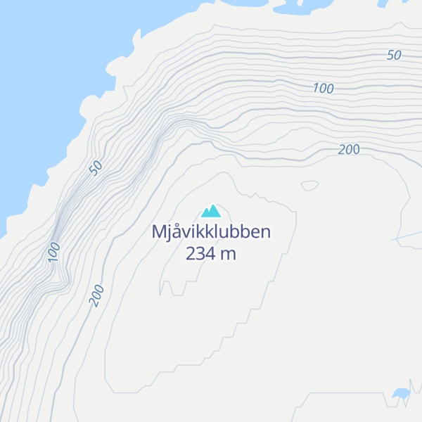 Map of Mjåvikklubben