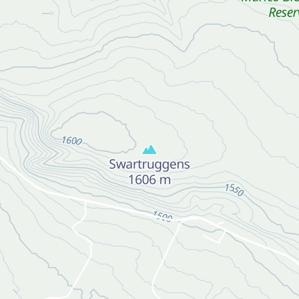 Map of Swartruggens