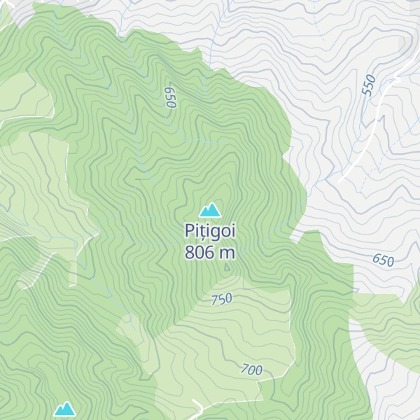 Map of Pițigoi