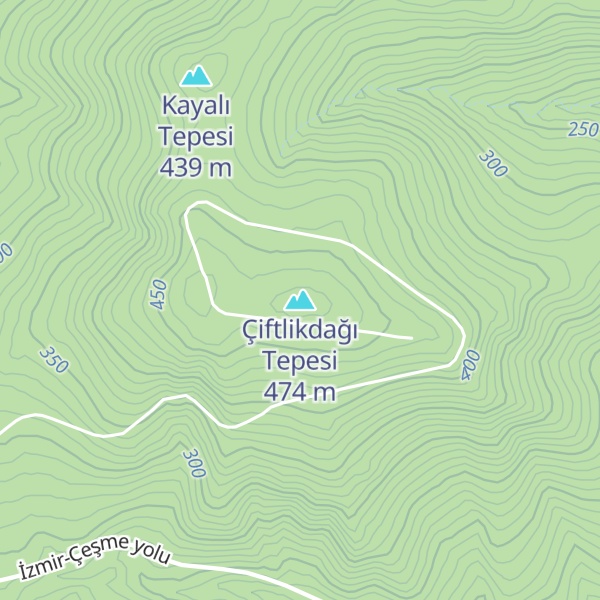 Map of Çiftlikdağı Tepesi