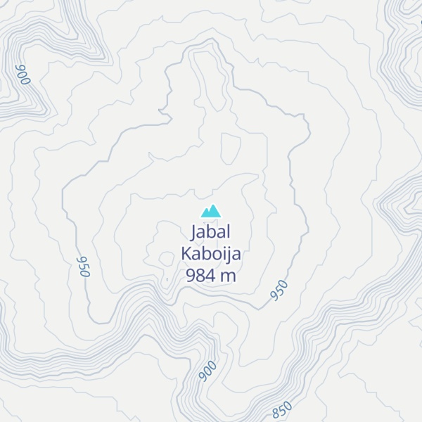 Map of Jabal Kaboija