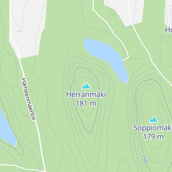 Map of Herranmäki