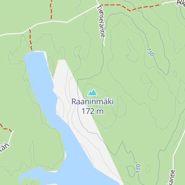 Map of Raaninmäki