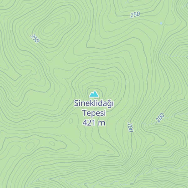 Map of Sineklidağı Tepesi