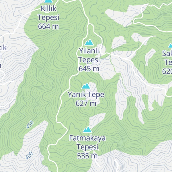 Map of Yanık Tepe