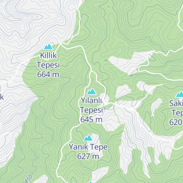 Map of Yılanlı Tepesi