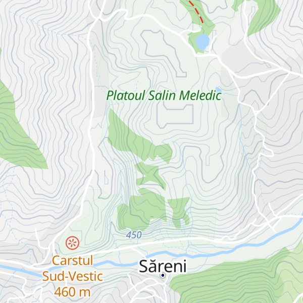 Map of Platoul Sărata