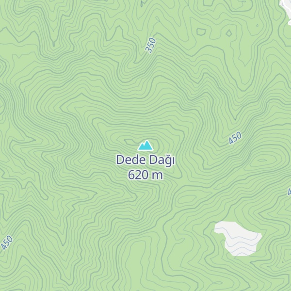 Map of Dede Dağı