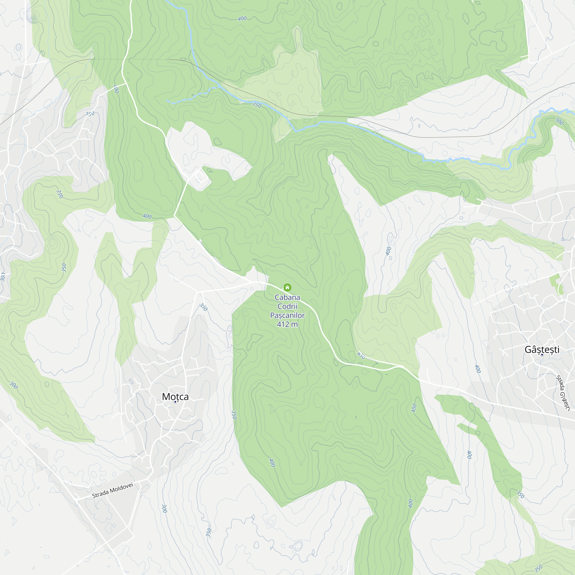 Cabana Codrii Pașcanilor map