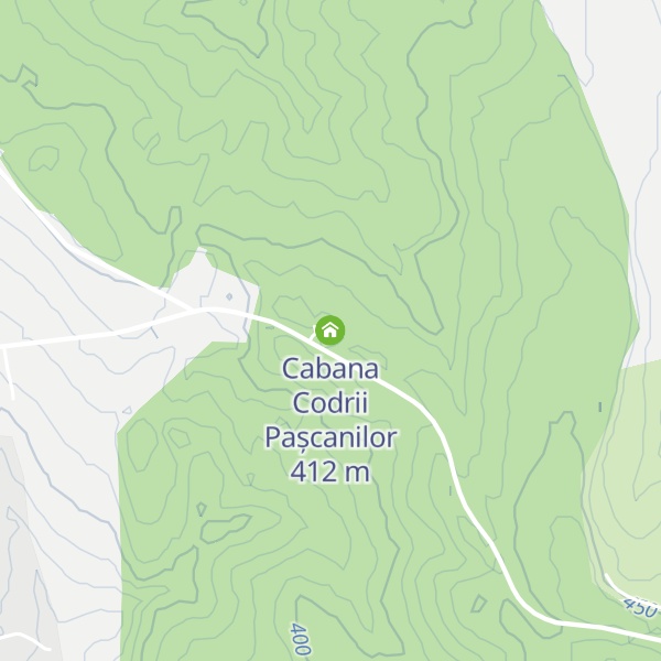 Map of Cabana Codrii Pașcanilor