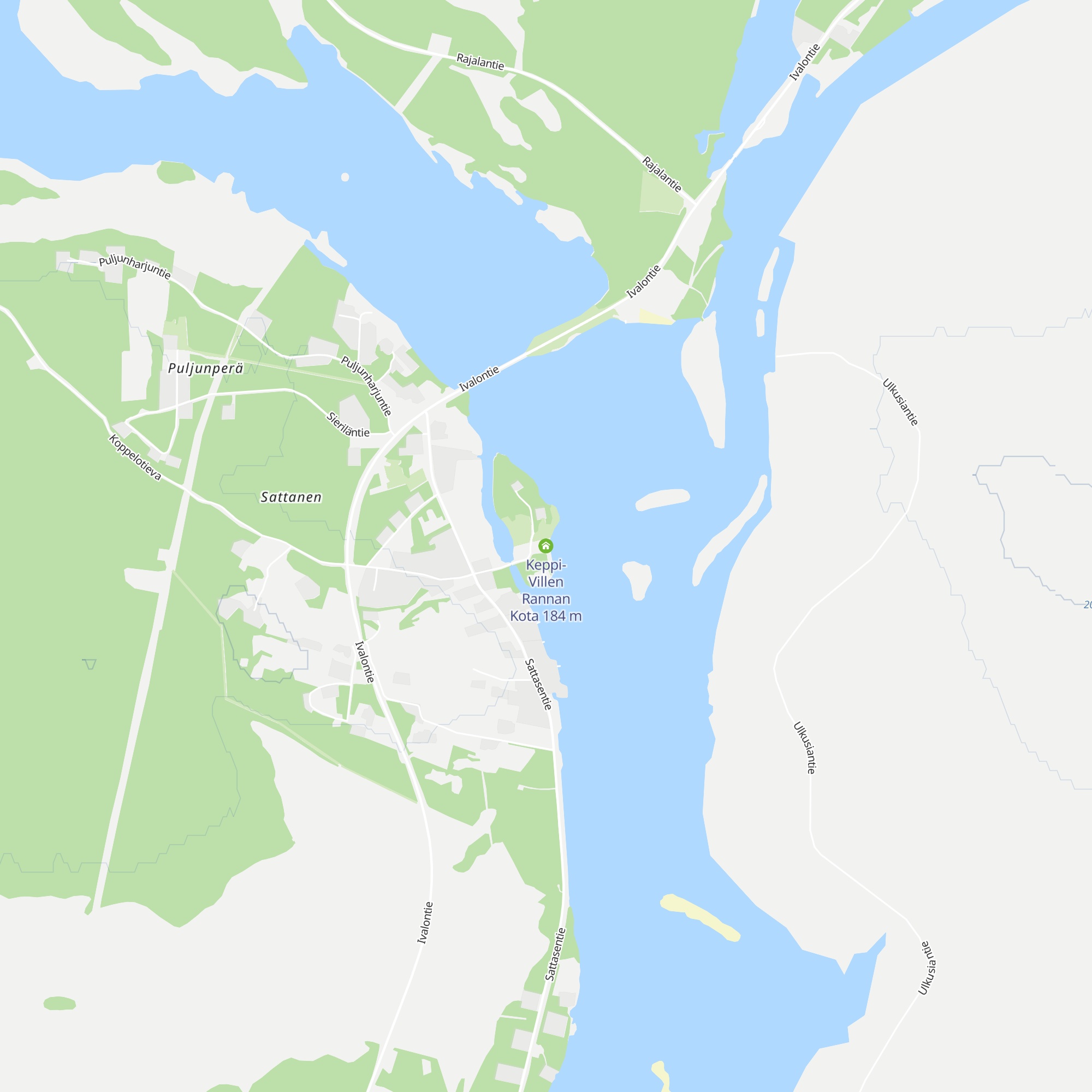 Keppi-Villen Rannan Kota map