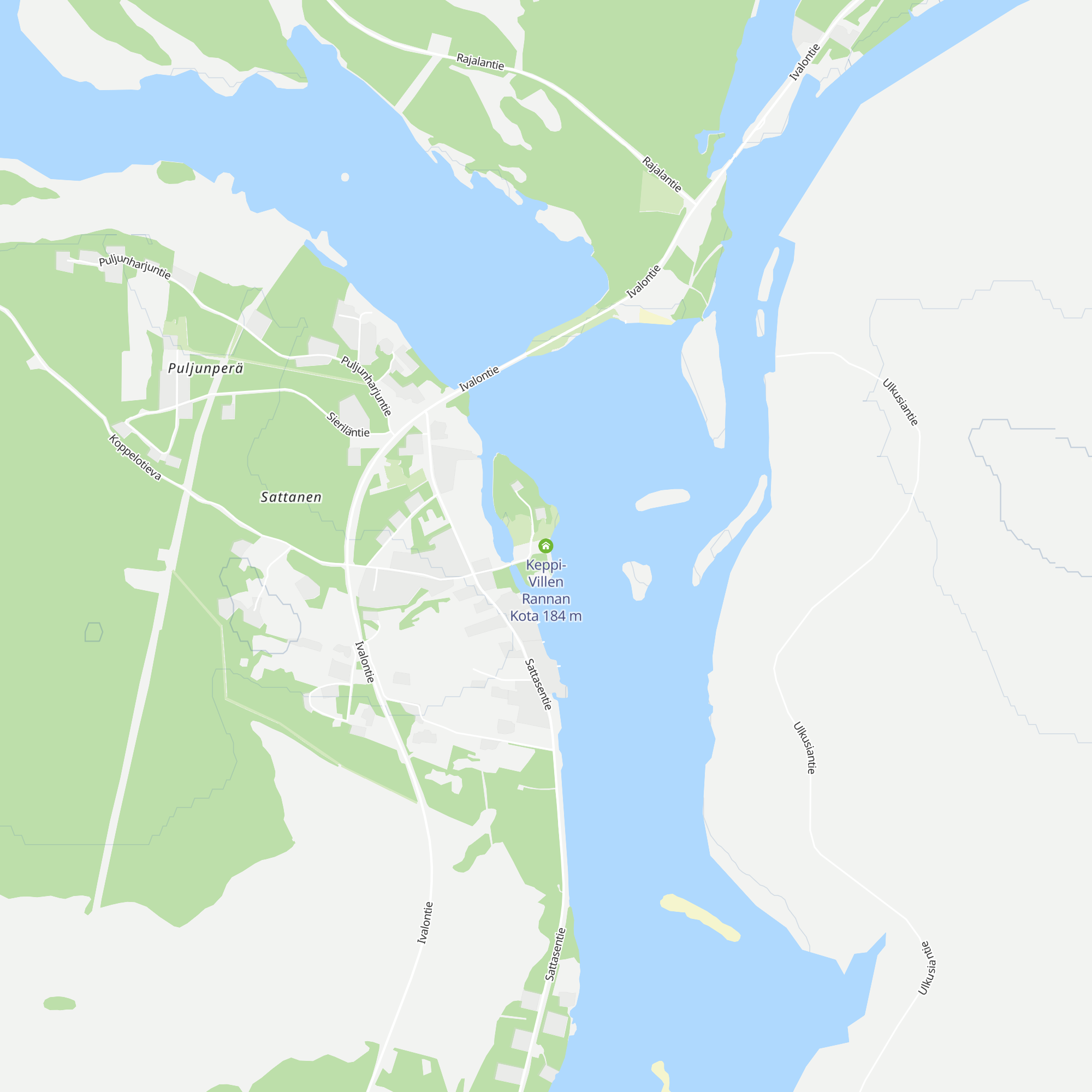 Keppi-Villen Rannan Kota map