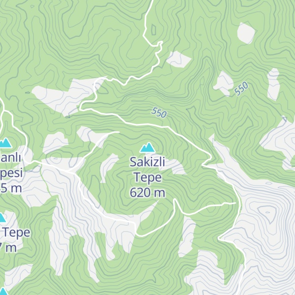 Map of Sakizli Tepe