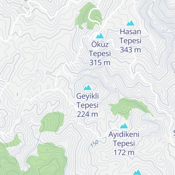 Map of Geyikli Tepesi