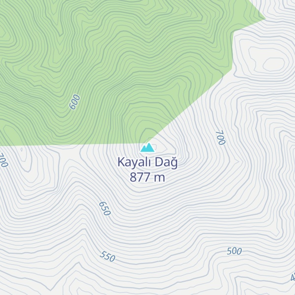 Map of Kayalı Dağ