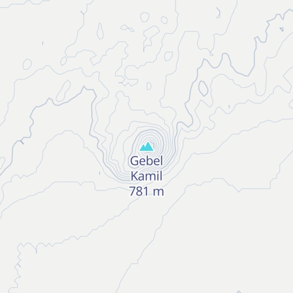 Map of Gebel Kamil