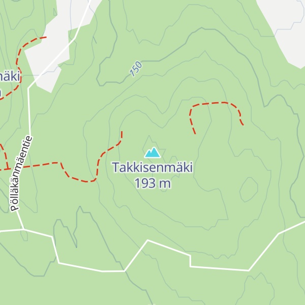 Map of Takkisenmäki