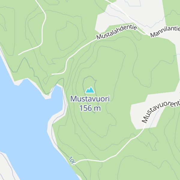 Map of Mustavuori