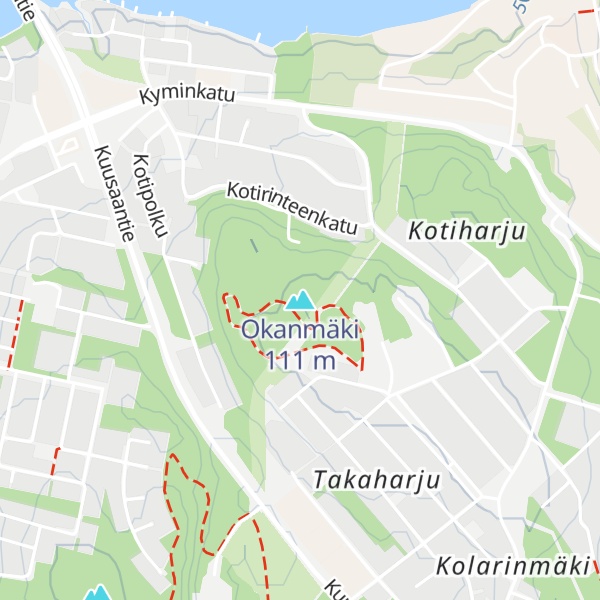 Map of Okanmäki