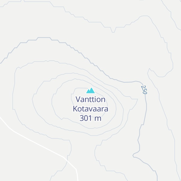 Map of Vanttion Kotavaara